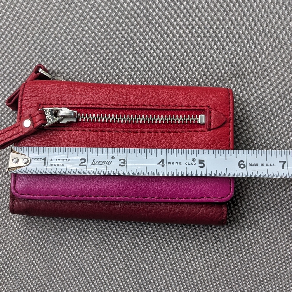 Fossil Tri-Colored Block Pebbled Leather Wallet - image 5